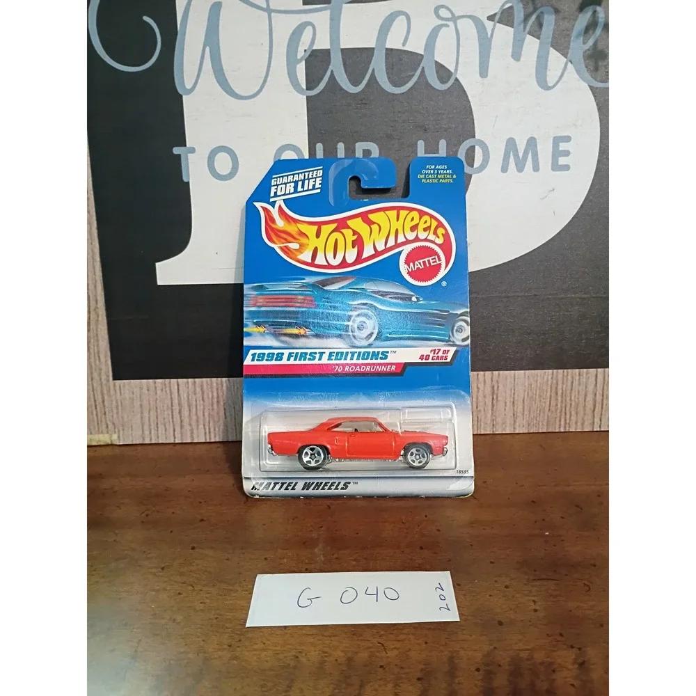 Hot Wheels 1998 First Editions 70 Roadrunner Orange #17/40 Collector 661 Mattel